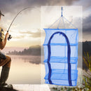 4 - Tier Foldable Drying Rack: Expandable Mesh Net for Clothes, Herbs & Fruits