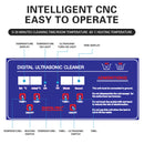 2/3/6/10L/30L Digital Heating Ultrasonic Cleaner 220V 40KHZ Stainless Steel Ultrasound Cleaning Machine Home Appliance