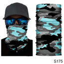 Camouflage Cycling Face Mask Scarf Neck Gaiter Men Seamless Bandana Women Headband Balaclava Tube Face Shield