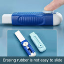 Push Pull Eraser Pencil Erasers Students Writing Tool Portable Shell Sliding Retractable Eraser School Supplies for Student