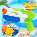 2 PCS Water Guns Summer Soaker Squirt Guns 600CC for kids Boys Girls Adults 2 Pack Outdoor Toy for Swimming Pool Yard Lawn Beach