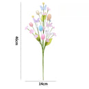 Easter Eggs Branch DIY Tree Flower With Rabbits Desktop Decora for Spring Party Easter Garden Holiday Bouquets Flower Decor 50cm