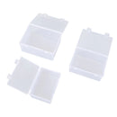 PP Storage Box Transparent Desktop Organizer Large Capacity Stickers Pencil Subpackage Holder Stationery