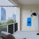 1KW 2KW Solar Grid Tie Inverter for Solar Panel Battery 1000W 2000W Limiter for PV Power DC 22-65V45-90V AC 110V 120V 220V 230V