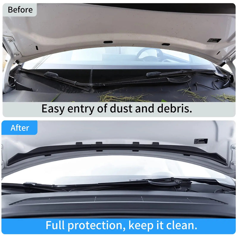 Front Hood Dust Proof Seal Strip For Tesla Model Y 3 Car Accessories Protector Guard Water Strip 2024