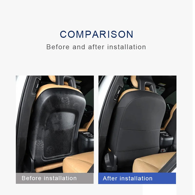 Car accessories For Volvo XC60 S90 XC90 S60 V60 v90 rear anti kick cushion seat back full package modification