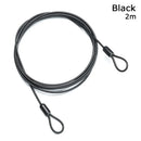 0.5/1/2Meters Bicycle Lock Wire Cycling Strong Steel Cable Lock MTB Road Bike Lock Rope Anti-theft Safety Bicycle Accessory