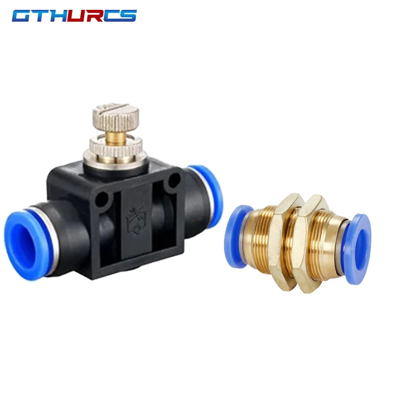 Pneumatic Fitting Pipe Connector Tube Air Quick Fittings Water Push In Hose Plastic Connectors PU PY 4mm 6mm 8mm 10mm 12mm 14mm