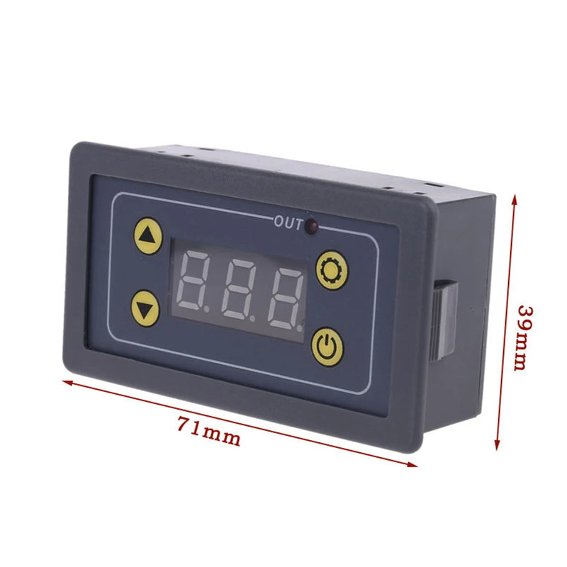 0.01s-999min Delay Relay Module with LCD Display for DC 5V 12V 24V Digital Timer Cycle Delay Control Switch Module AC 110V-220V