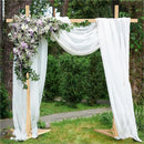 3*3M Strong Wooden Wedding Backdrop Stand Arch Door Party Garden Trellis Pergola Flower Plants Rack