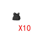 WW2 Military Building Blocks Mini Bricks Solider Figures Gifts Weapon Equipment Accessories USA Greman Vests Armor Toys For Kids