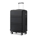 Kono Lightweight Cabin Suitcase - 20/24/28 Inch ABS Hard Shell, Fits EasyJet Under Seat, large-Compact Carry-On Trolley Case