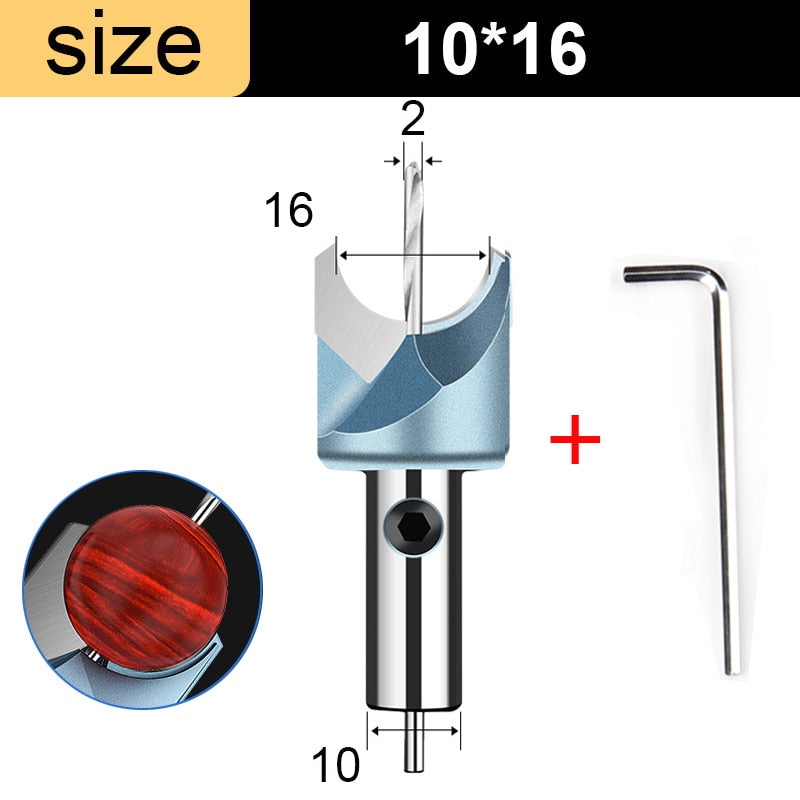 Tideway Dia.6-30mm Carbide Woodworking Bead Drill Bits 10mm Shank Wooden Buddha Ball Router Bit Beads Industrial Grade Hand Tool