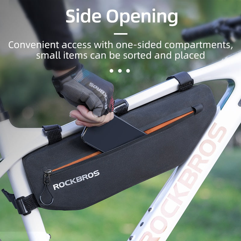 ROCKBROS Cycling Bicycle Bags Top Tube Front Frame Bag Waterproof MTB Road Triangle Pannier Dirt-resistant Bike Accessories Bags