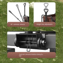 Folding Cart, Portable Shopping Cart, Camping Cart, Pull Cart, Suitable for Outdoor Garden Shopping In Multiple Terrains