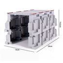 City Train Station Platform Traffic Light Cave Flyover Tracks Straight Curved Rails Building Block Bricks Technican Creative Toy