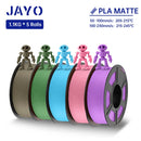 JAYO PLA Matte Filament 1.75MM 3D Printer Filament PLA Series 1.1KG/Roll 5 Rolls/set PETG 3D Printing Material For FDM