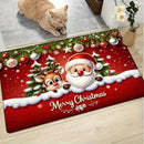 A Christmas-themed snowman rug for your homeHome Decor Bedroom Living Room Entryway Floor Mat Kitchen Bathroom Carpet
