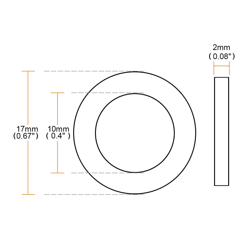 20Pcs 3mm-30mm ID Rubber Grommet Flat Rubber Ring Sealing Gaskets Plumbing Faucet Washers Seal Accessories O-Ring Hose Gasket