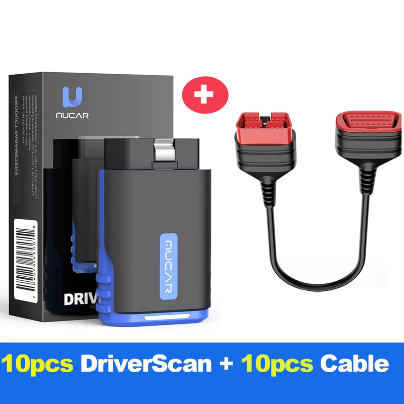 MUCAR DriverScan Auto OBD2 Diagnostic Tool All System Diagnosis Bi-directional Control Oil SAS 15 Reset for All Cars