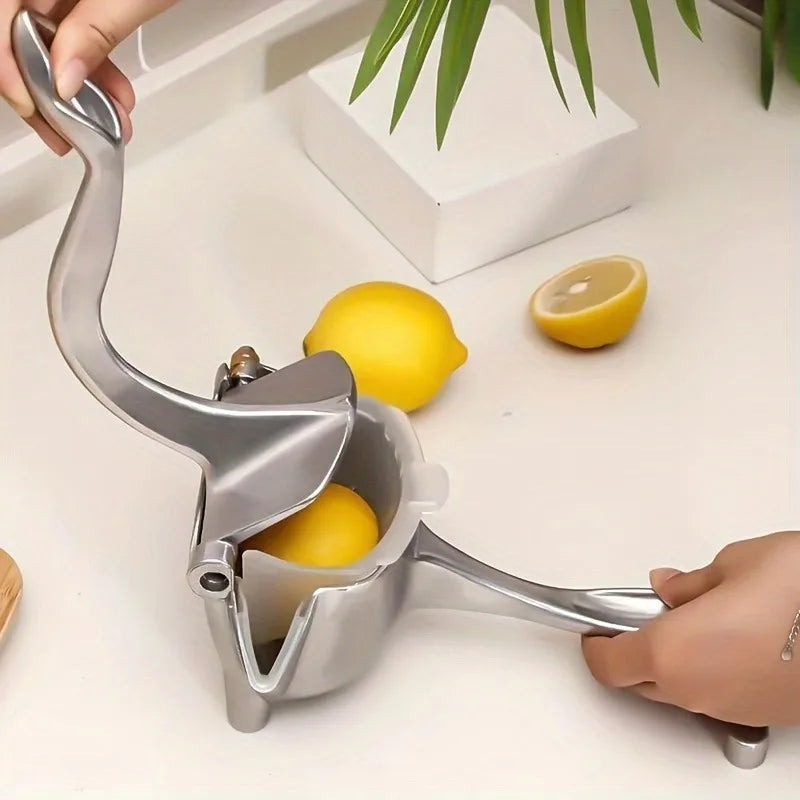 1pc Stainless Steel Manual Juicer, Lemon Juicer Manual Juicer Fruit Squeezer, Removable Heavy Duty Citrus Juicer Extractor Tools
