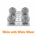 1set 3D Printer Parts Opensource V Gantry Plat Set Special Slide Plate Pulley For 2020 /2040 V-slot Aluminum Profiles Wheels