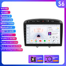 Hizpo 2Din Wirless CarPlay Android Auto Car Radio for 308 308S 408 2012 - 2020 UI7862 Headunit DSP RDS BT 4G GPS Navi 360° CAM