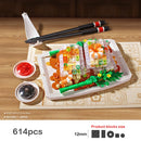 LOZ Creative Traditional Chinese Dim Sum Mini Building Blocks DIY Cantonese Delicious Food Dumpling Toys For Children Gifts 1265