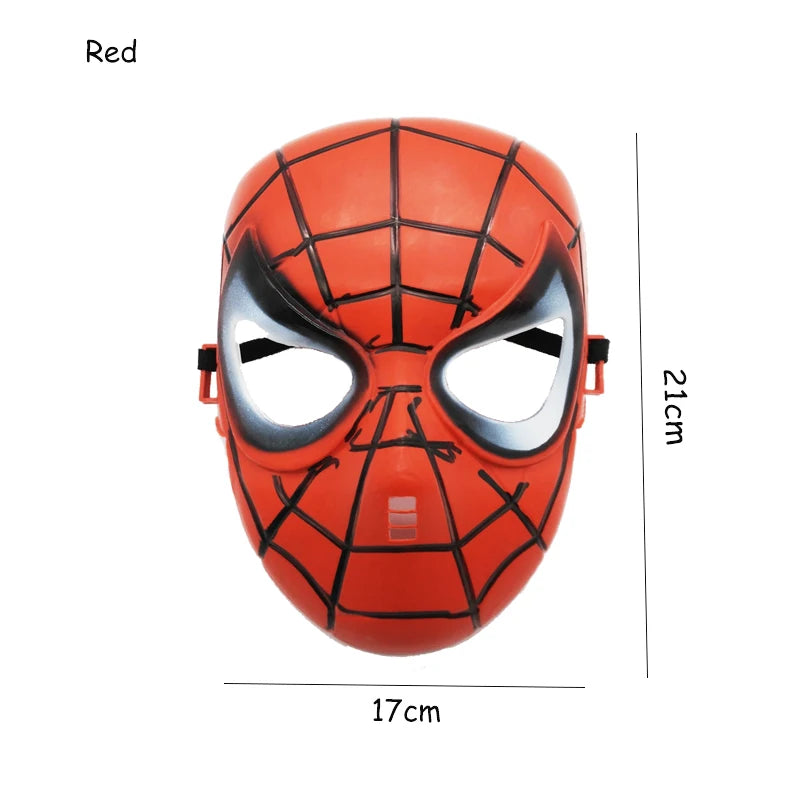 Cartoon Theme Children Birthday Party Super Hero Spiderman Cloak Mask Kids Toys Cosplay Costume Christmas Halloween Decorations