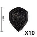 Medieval MOC Weapon Figure Accessories Building Blocks Soldiers Sword Shield Bow Arrow Trident Hammer Axe Spear Brick Kid Toy