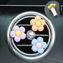 6Pcs/Set Flower Car Outlet Vent Clip Small Daisy Air Conditioning Clip Car Interior Decoration Gift for Girl