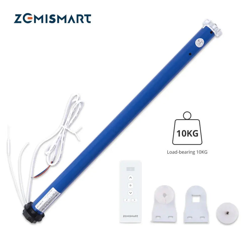 Zemismart Zigbee 2N Smart Roller Shade Blinds Motor for 38mm Tube Works with Tuya Smart Life App Alexa Google Home Voice Control
