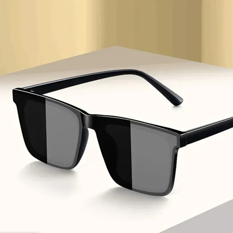 2024 New Fashion Sunglasses Men's Driving Anti-UV Sun Glasses Ladies Oversized Square Frame Shades UV400 Gafas De Sol y2k Очки