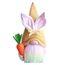 Easter Bunny Gnome And Flower Easter Decoration Ornament Gift Soft and Safe Material Easter Faceless Doll Indoor Ornament