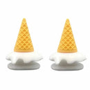 2pcs Detachable Fins For Slippers Luminous In Dark Summer Adult Shark Slippers Shoes Ice Cream Unicorn Accessories Unisex