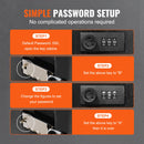 VEVOR 48-Key Cabinet Key Lock Box with Adjustable Racks Security Key Storage Box Key Organizer for School Office Hotle