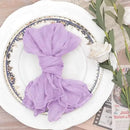 60Pcs 50x50cm Sage Green Napkins Boho Gauze Serving Table Decor Dinner Towel Cocktail For Wedding Thanksgiving Easter Decoration