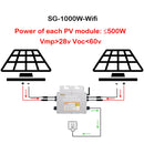 Y&H Solar Grid Tie Micro Inverter 600W 700W 800W 1000W MPPT  Grid Solar Inversor  AC120V/220V Pure Sine Wave Out Home Solar IP65