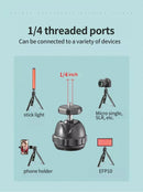 JINBEI L-22 Octopus Flexible Tripod Stand Phone Camera Table Desk Mini Tripod Smartphone Dslr Portable Bracket with 1/4'' Screw