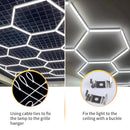 Garage Light Hexagon Led Lights Lamp Highly Efficient Honeycomb LED Light Customized for Barber Ceiling Lighting Workshop