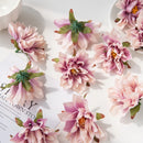 100PC Silk Gerbera Stamen Home Room Decoration Wedding Wrist Garden Rose Arch Party Cake Christmas Garland Artificial Flowers