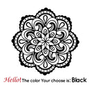 Mandala vinyl Wall Stickers Personalized Creative For Kids Room Living Room Home Decor Vinyl Sticker Mural yoga Wallpaper