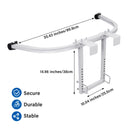 Ally Steel Ladder Stabilizer with Non-Slip Rubber Pads 660lbs Load Capacity Steel Arms Stair Standoff for Roof Gutters Painting