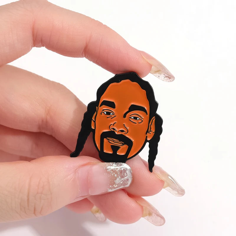 Rock Hip Hop Enamel Pins Custom Art Music Lovers Brooches Lapel Badges Punk Jewelry Gift for Friends