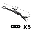 MOC Medieval Accessories Building Blocks Military Soldiers Shoulders Armor Blaster Helmets Weapons War Bricks Children Toys B038