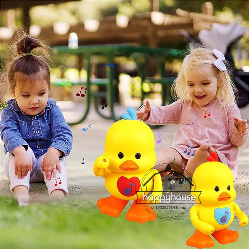 Electronic Dancing Duck Toy for Kids Musical Dancing Duck with Light Interactive Baby Toy Baby Musical Toys for Toddler Boy Girl