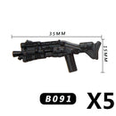 MOC Medieval Accessories Building Blocks Military Soldiers Shoulders Armor Blaster Helmets Weapons War Bricks Children Toys B038