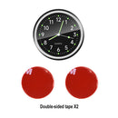 Mini Car Clock Luminous Auto Stick-On Digital Watch Mechanics Quartz Motorcycle Clocks Auto Ornament Car Accessories