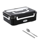 Car Home Dual Use Stainless Steel Electric Lunch Box Food Heater 12V 24V 110V 220V Workplace Picnic Heated Food Warmer Container