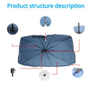 Car Sunshade V-neck Car Front Windshield Car Sun Shade Protector Auto Protection Accessories For Car Shading